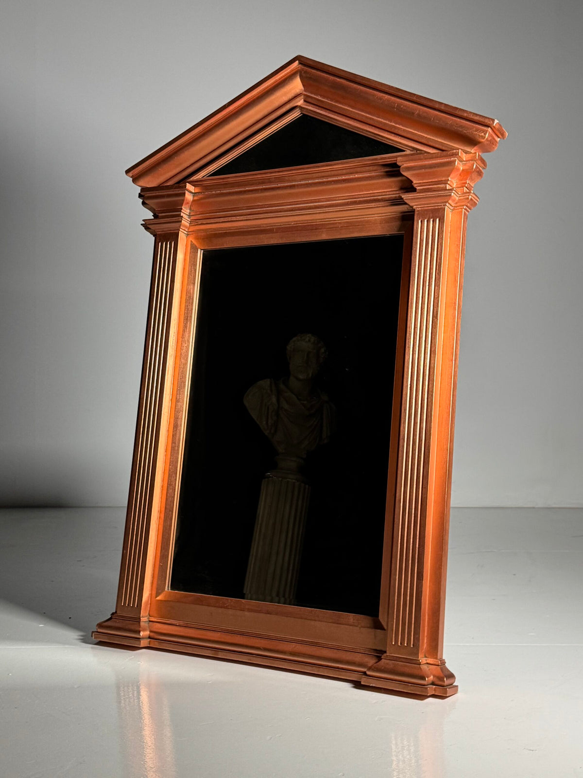 Neoclassical Copper Coloured Mirror, England, Late 20th Century, photo 18