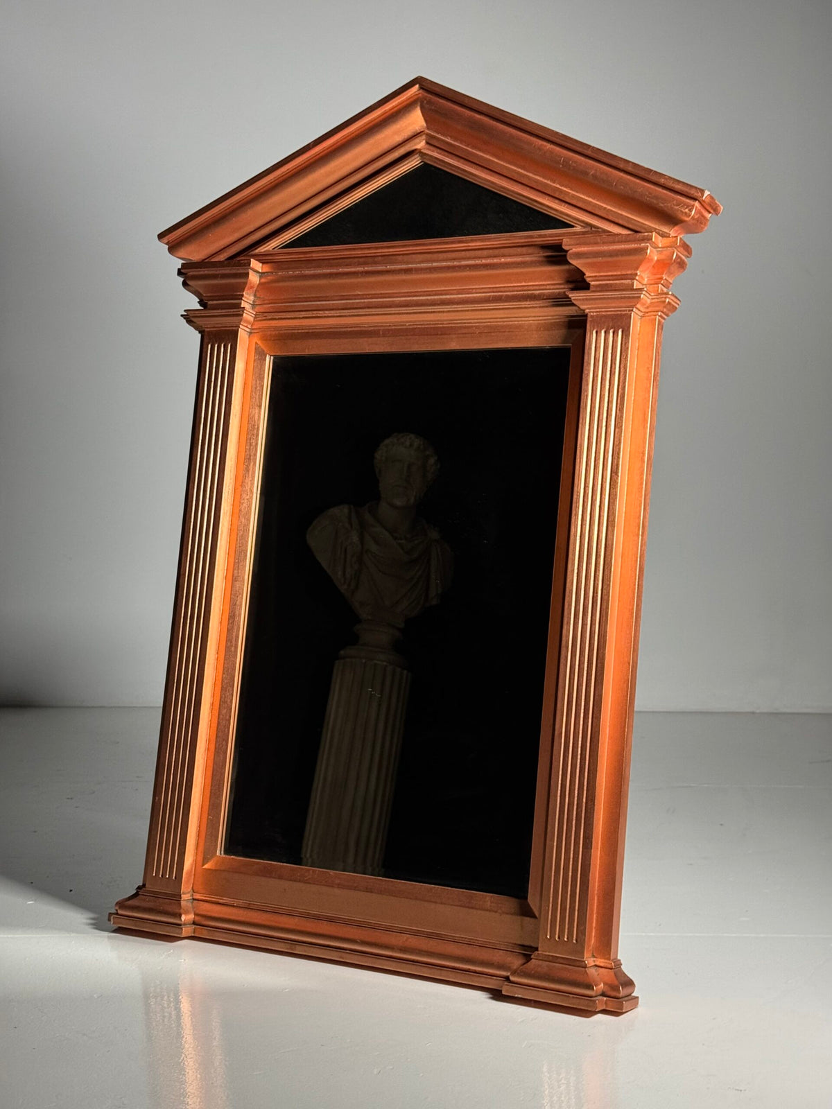 Neoclassical Copper Coloured Mirror, England, Late 20th Century, photo 17