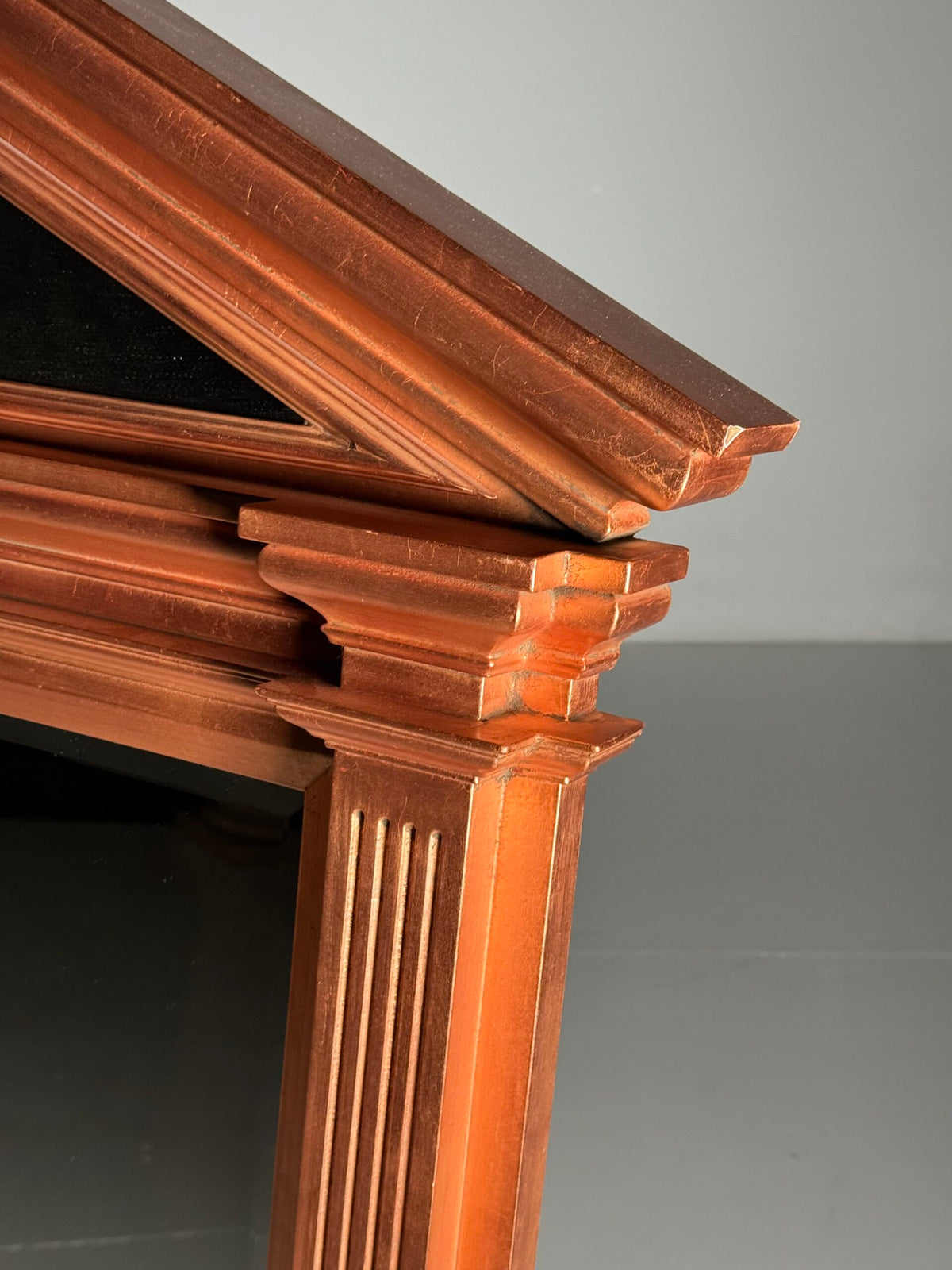 Neoclassical Copper Coloured Mirror, England, Late 20th Century, photo 16