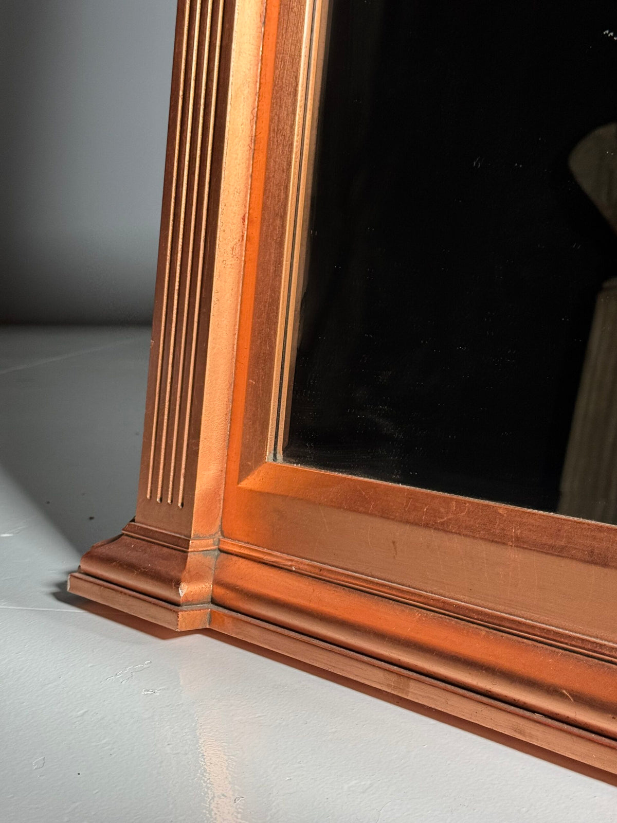 Neoclassical Copper Coloured Mirror, England, Late 20th Century, photo 13