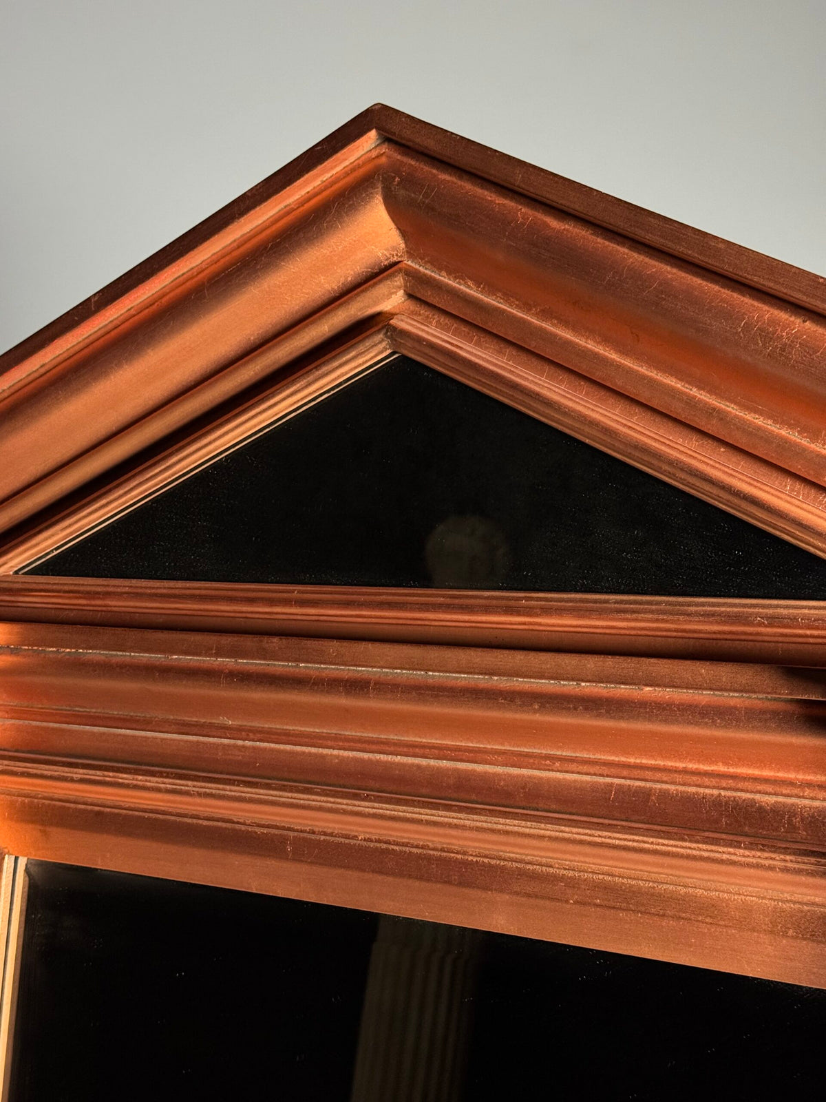 Neoclassical Copper Coloured Mirror, England, Late 20th Century, photo 11