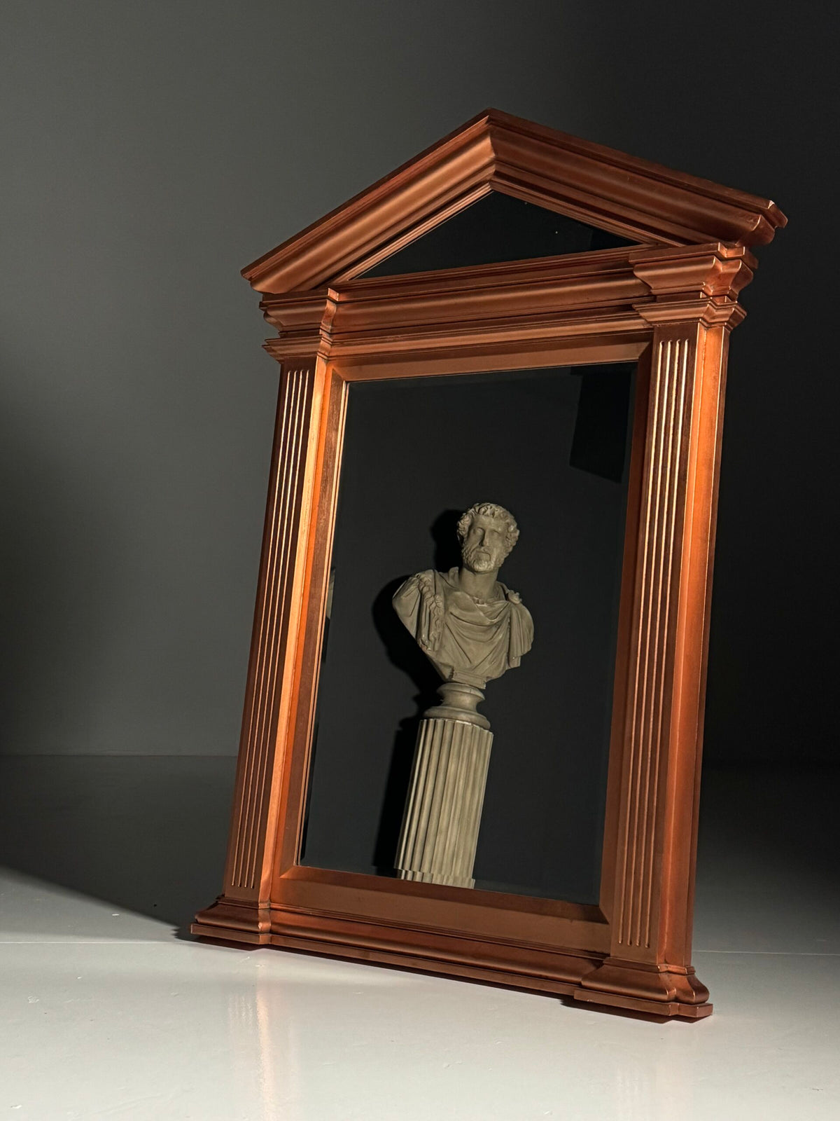 Neoclassical Copper Coloured Mirror, England, Late 20th Century, photo 8