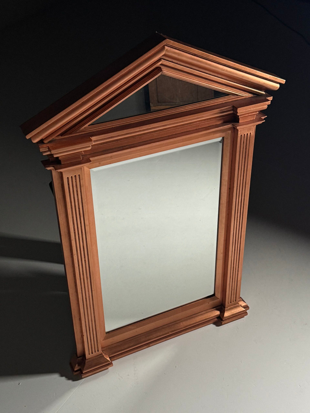 Neoclassical Copper Coloured Mirror, England, Late 20th Century, photo 5
