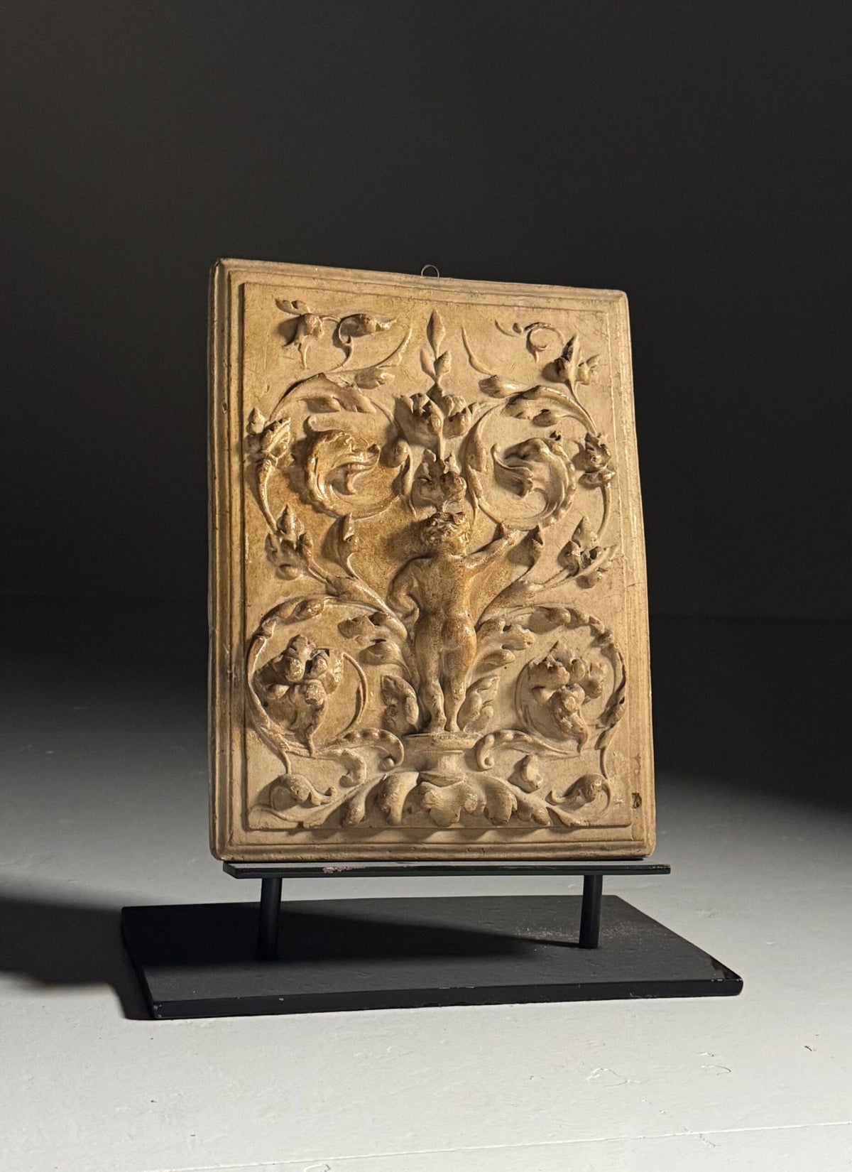 French Plaster Relief Panel, 19th Century, photo 1