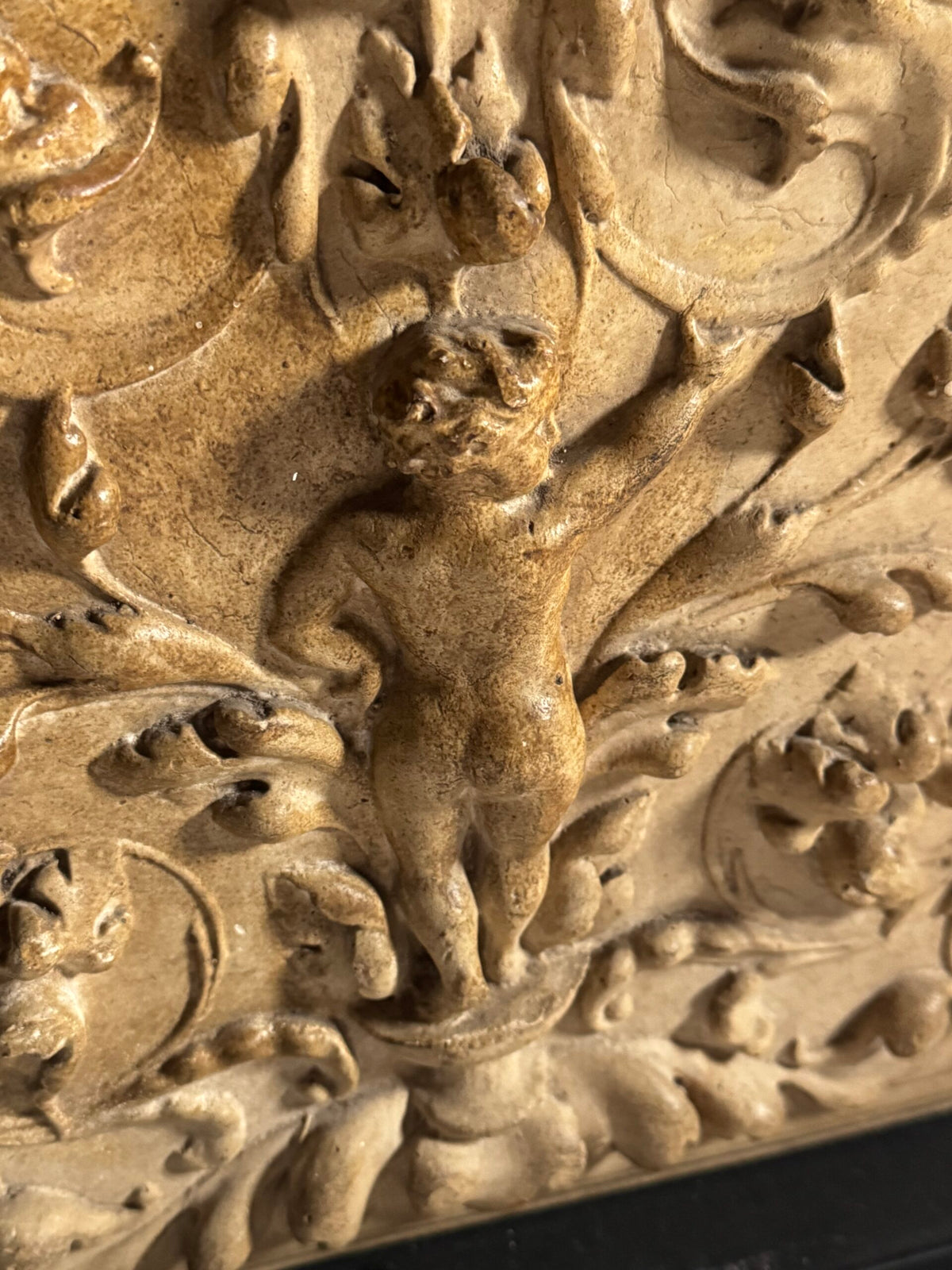 French Plaster Relief Panel, 19th Century, photo 5