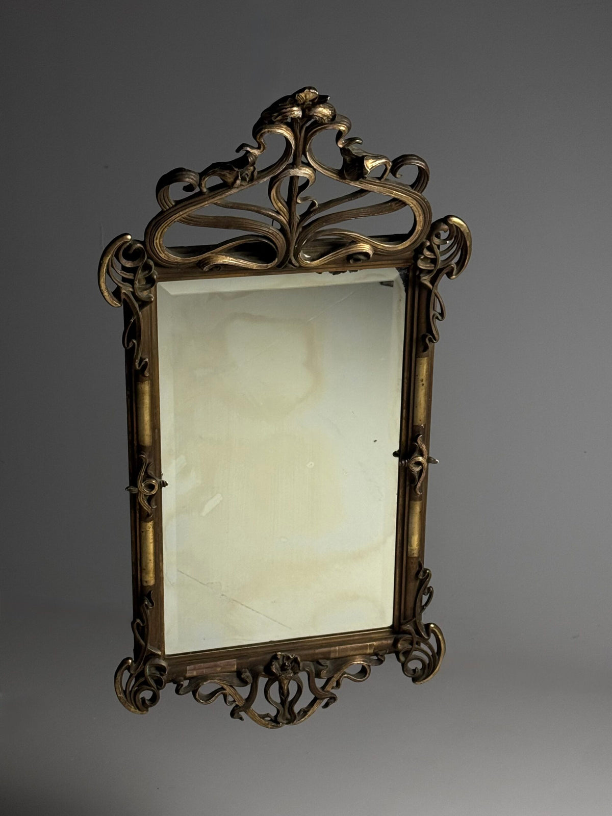French or Belgian Art Nouveau Mirror, circa 1900 to 1910, photo 21