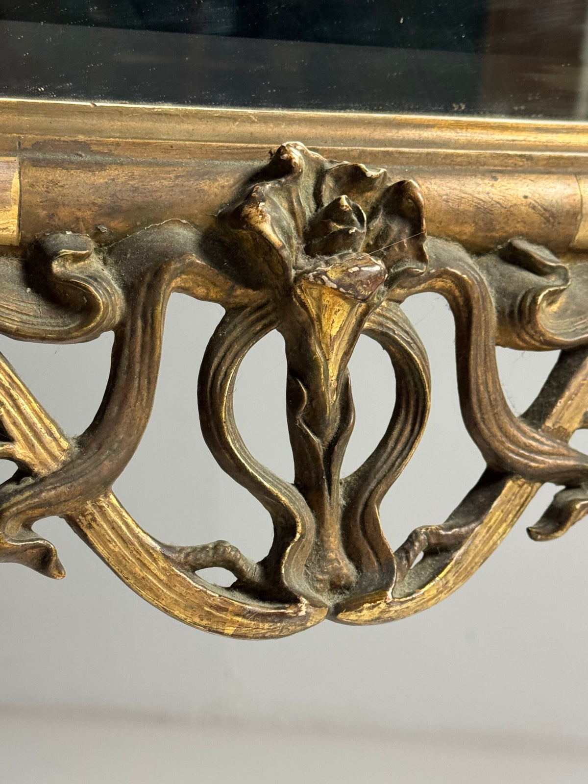 French or Belgian Art Nouveau Mirror, circa 1900 to 1910, photo 15