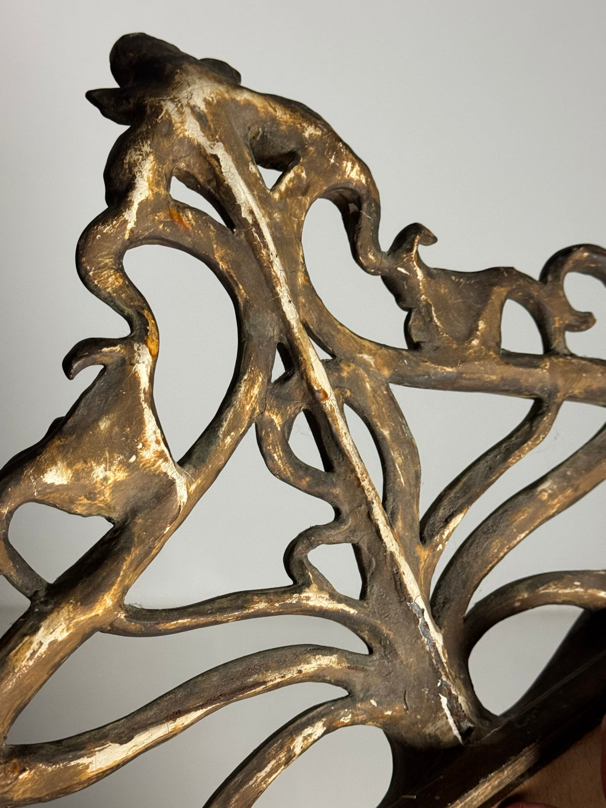 French or Belgian Art Nouveau Mirror, circa 1900 to 1910, photo 4