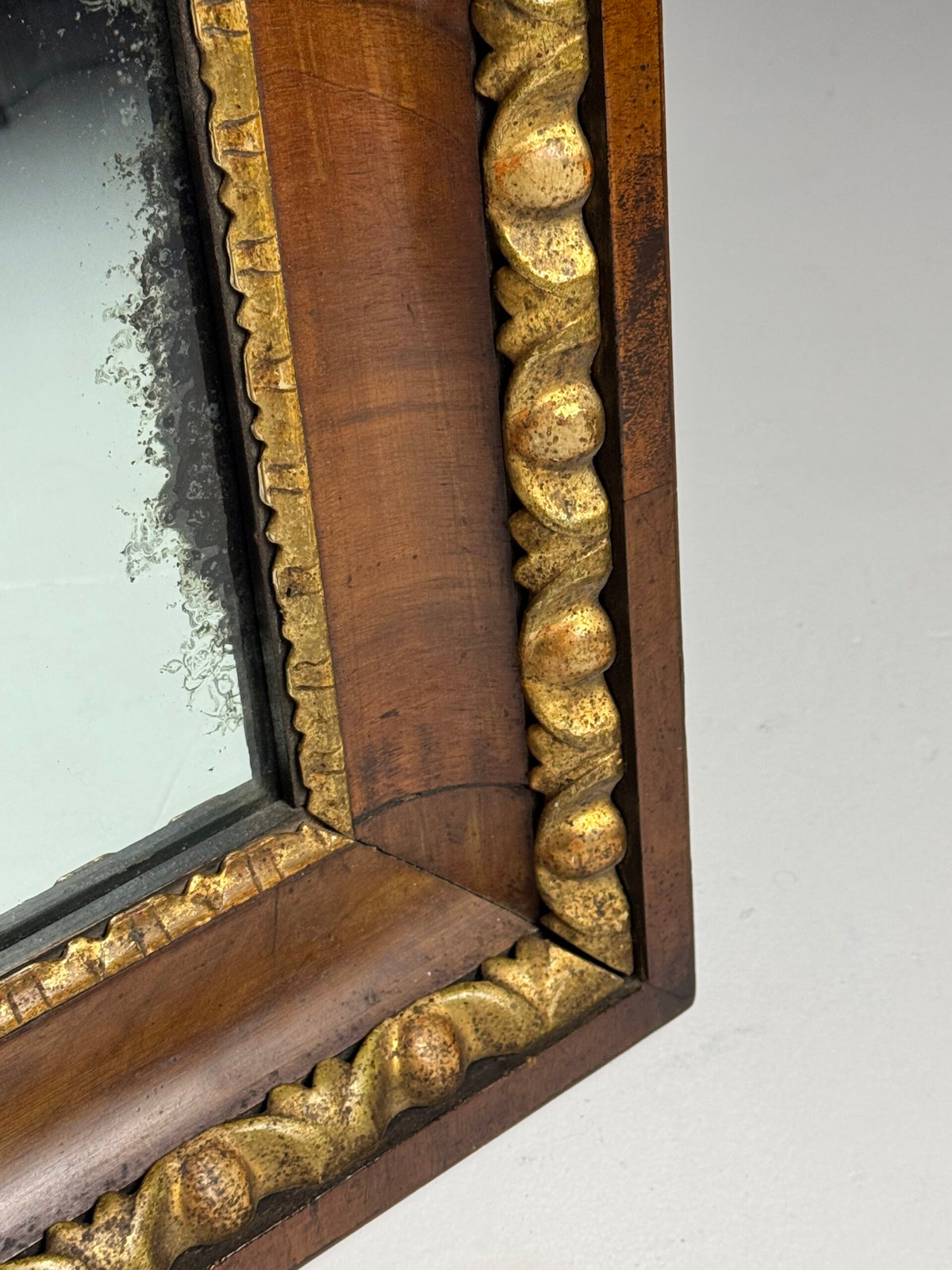 French Empire Style Mahogany Mirror, 19th Century, photo 5