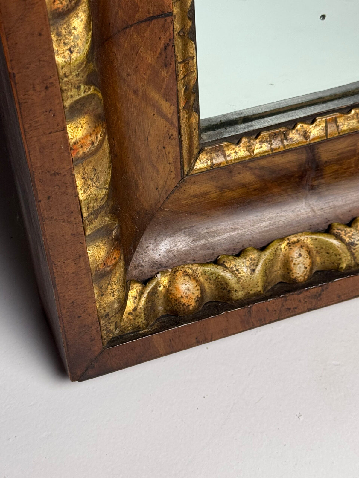 French Empire Style Mahogany Mirror, 19th Century, photo 6