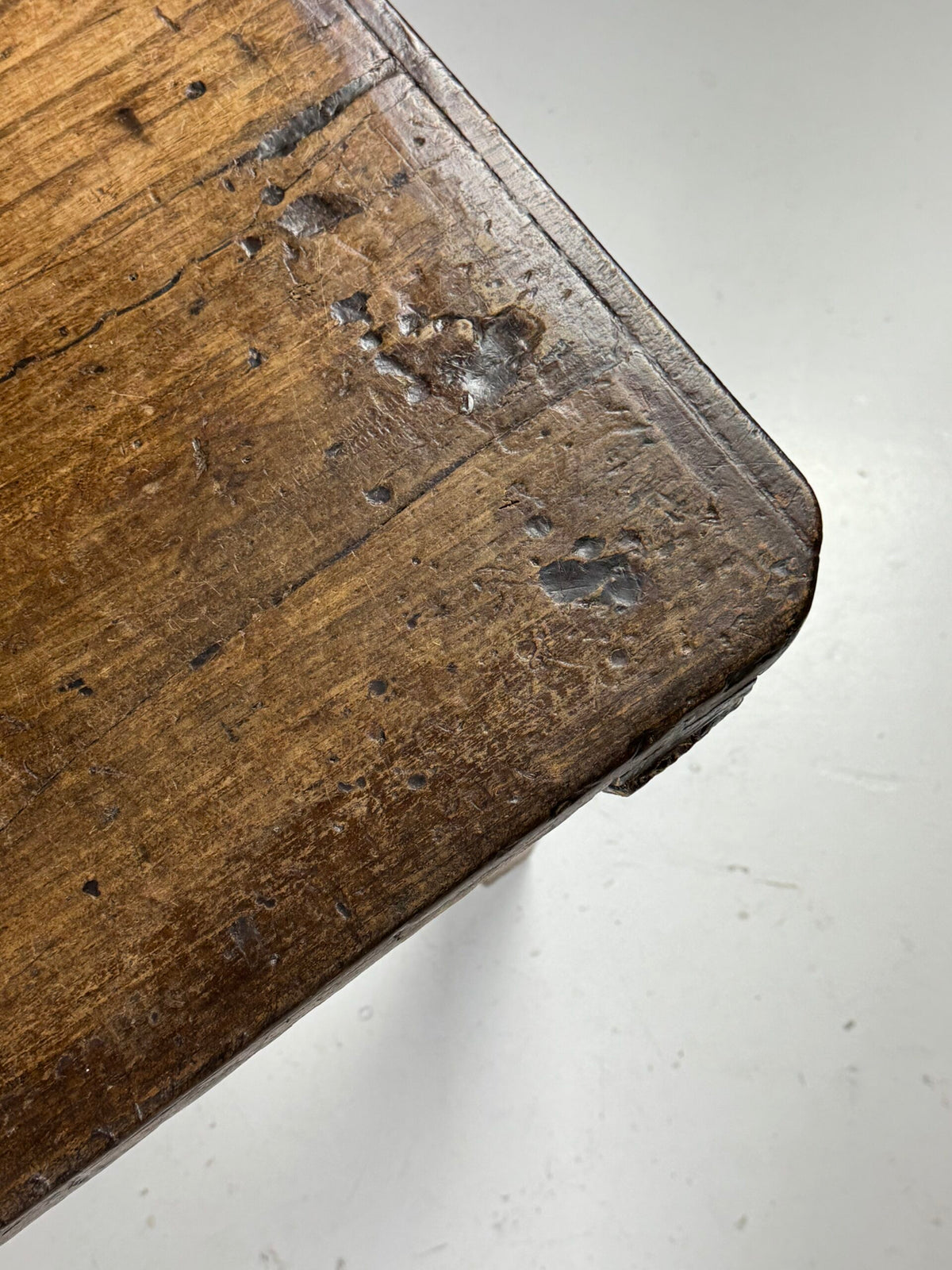 Spanish Walnut Table with Three Drawers, 18th Century, photo 10