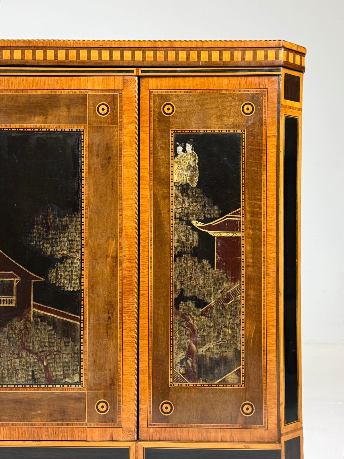 Dutch Louis XVI Fold-Over Buffet, circa 1790 to 1800, photo 28