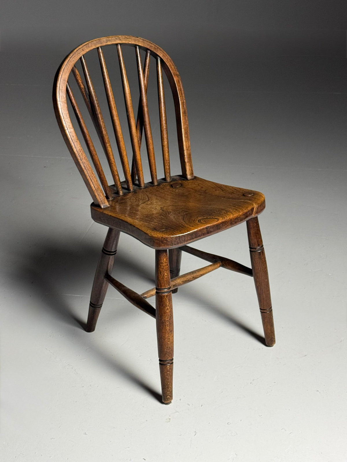 Set of Six English Windsor Dining Chairs, c. 1900, photo 20