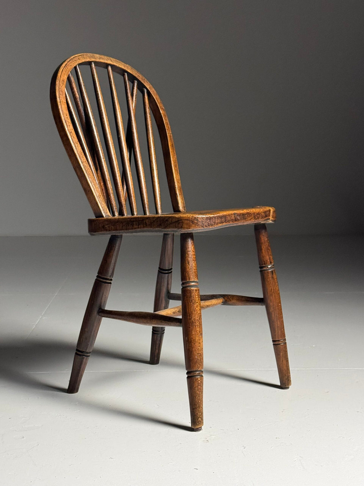 Set of Six English Windsor Dining Chairs, c. 1900, photo 14