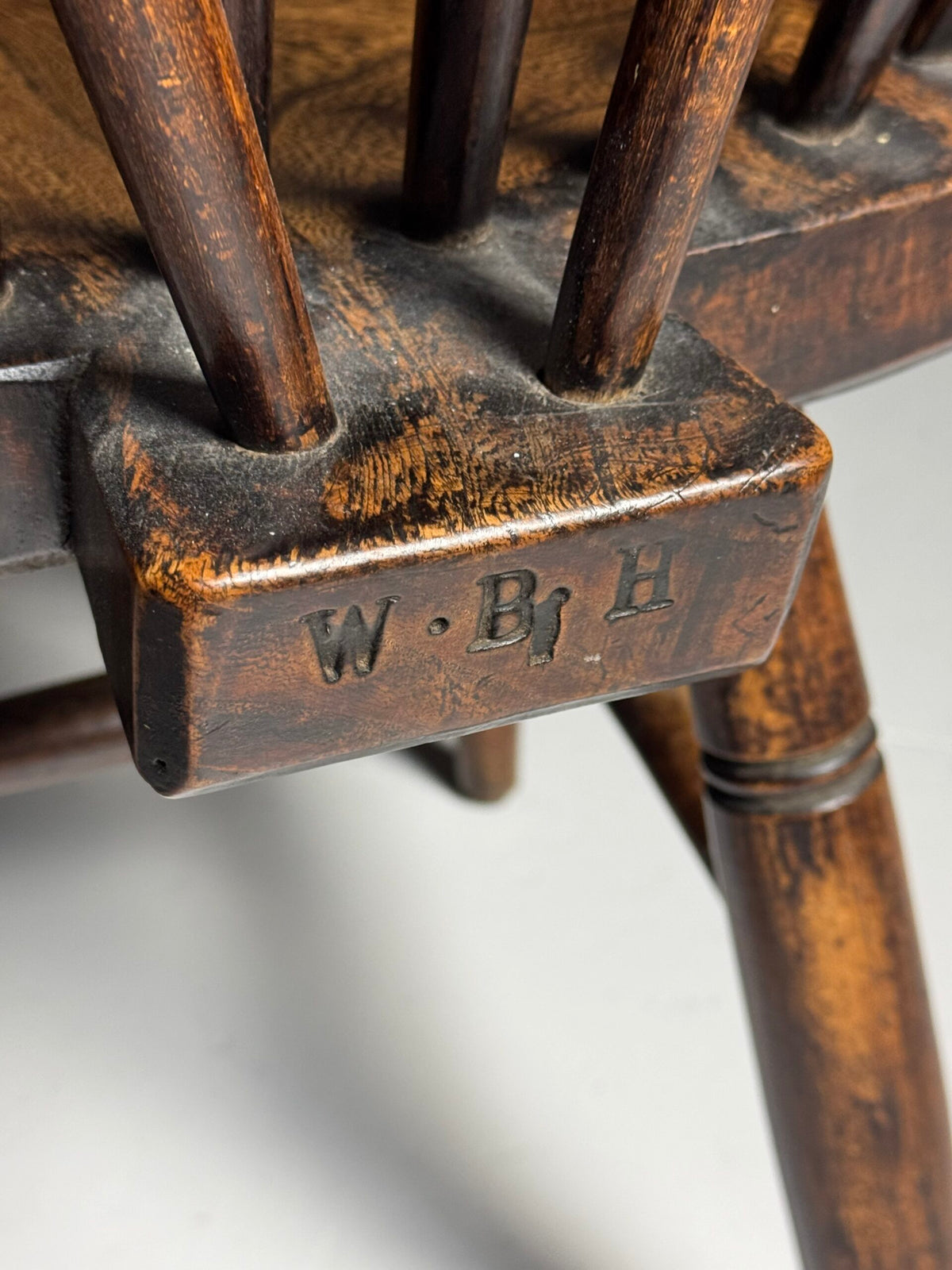 Set of Six English Windsor Dining Chairs, c. 1900, photo 11