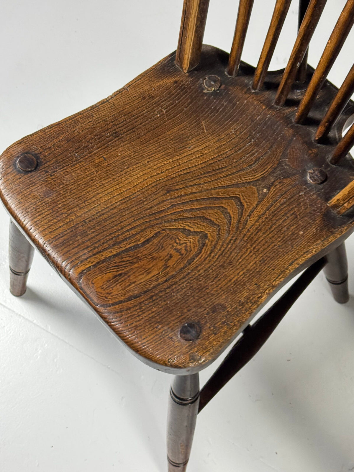 Set of Six English Windsor Dining Chairs, c. 1900, photo 5