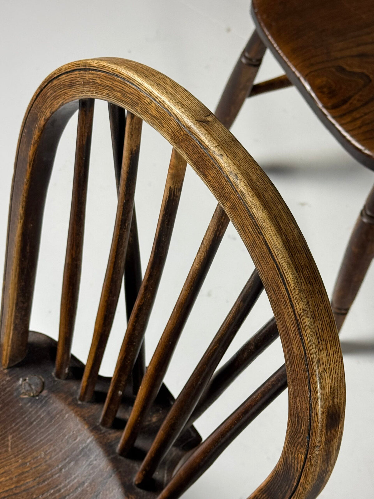 Set of Six English Windsor Dining Chairs, c. 1900, photo 2