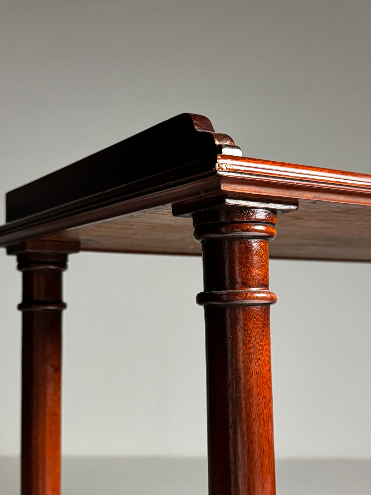 Mahogany Etagere on Brass Castors, 20th Century, photo 6