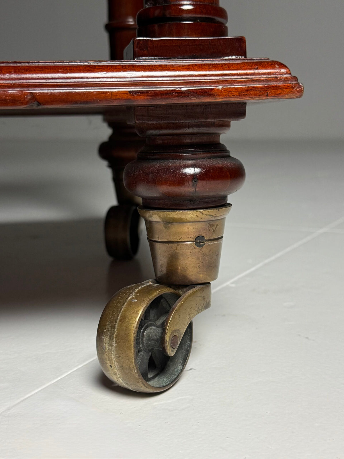 Mahogany Etagere on Brass Castors, 20th Century, photo 8