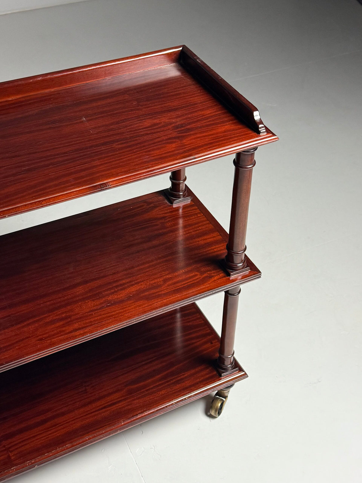 Mahogany Etagere on Brass Castors, 20th Century, photo 14