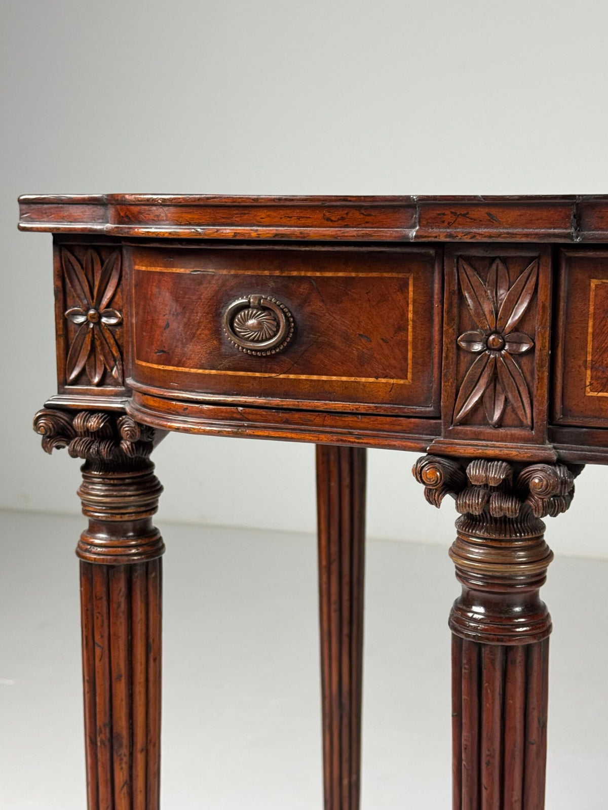 English Regency Style Mahogany Sideboard, Late 20th Century, photo 12