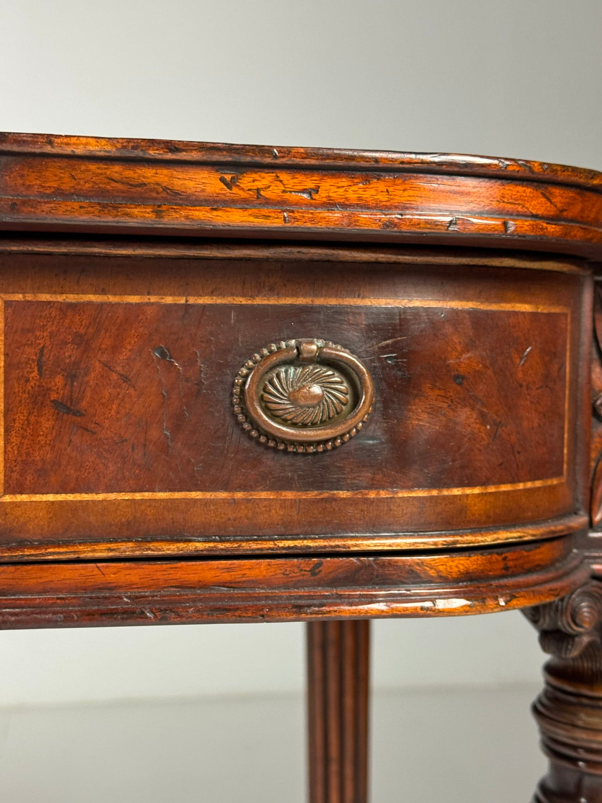 English Regency Style Mahogany Sideboard, Late 20th Century, photo 16