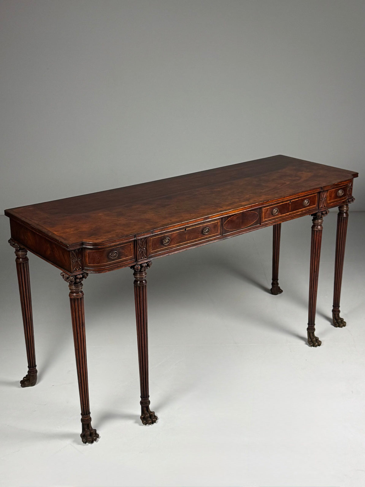 English Regency Style Mahogany Sideboard, Late 20th Century, photo 22