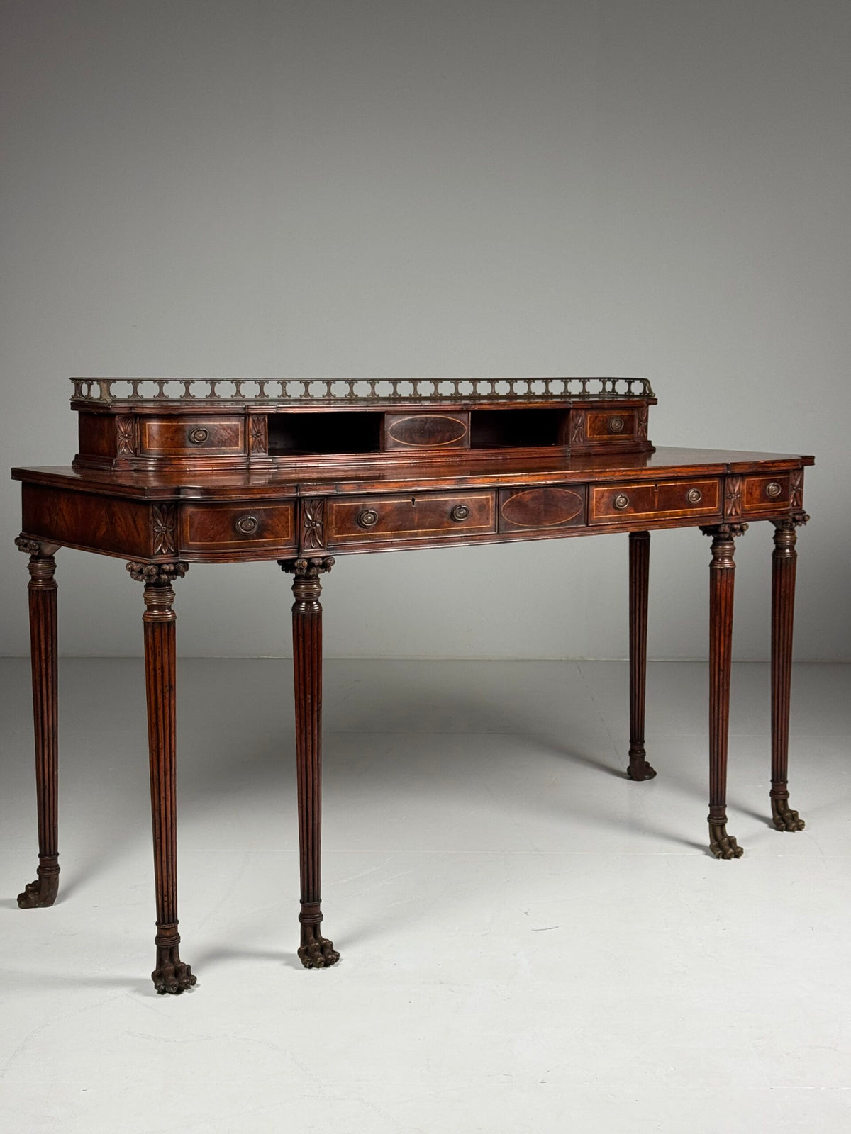 English Regency Style Mahogany Sideboard, Late 20th Century, photo 28