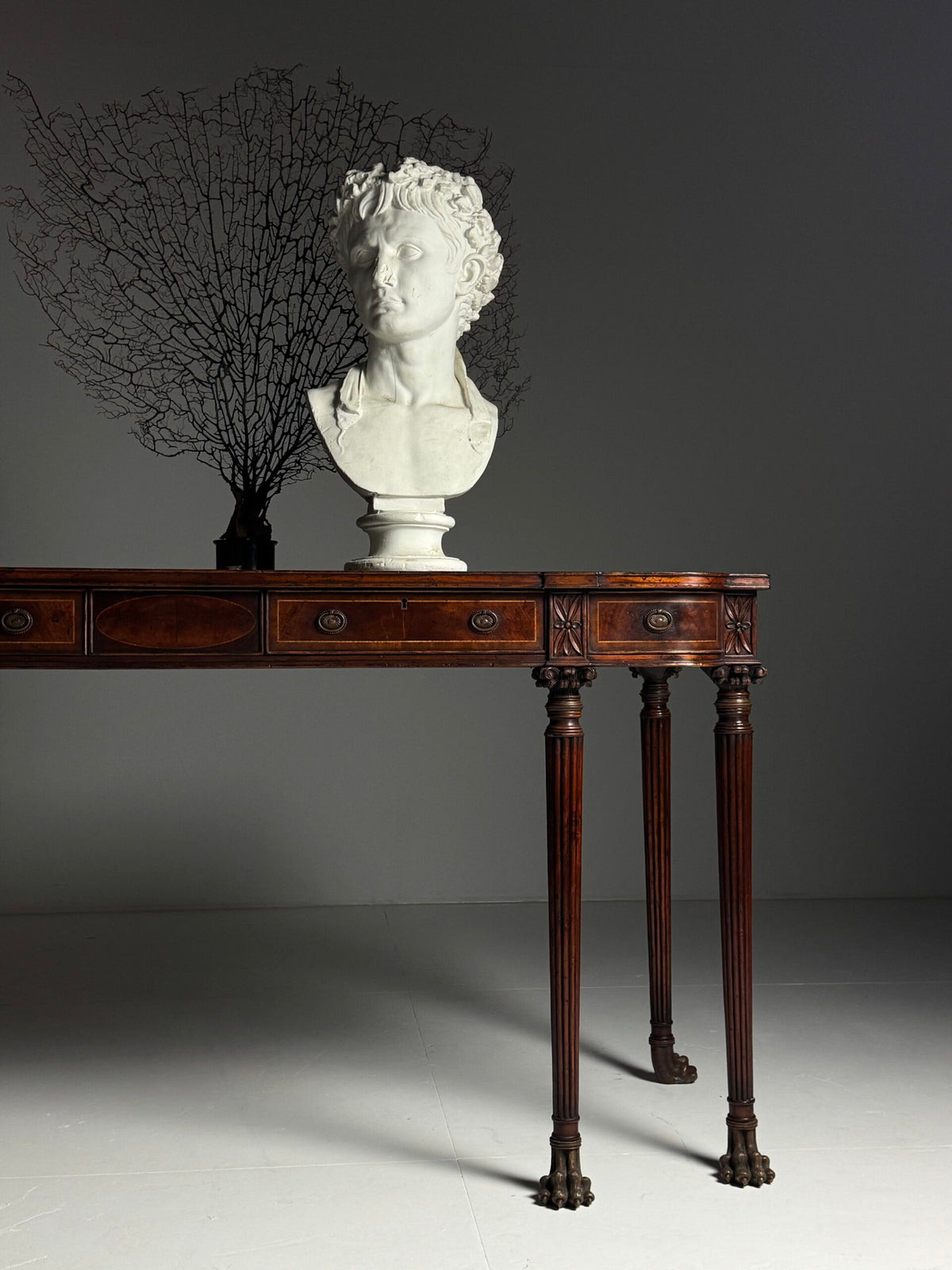 English Regency Style Mahogany Sideboard, Late 20th Century, photo 29