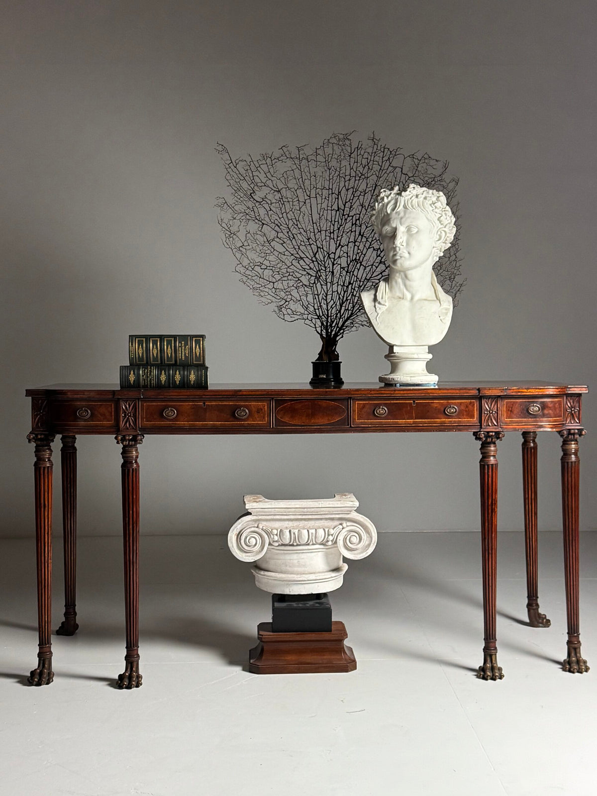 English Regency Style Mahogany Sideboard, Late 20th Century, photo 30