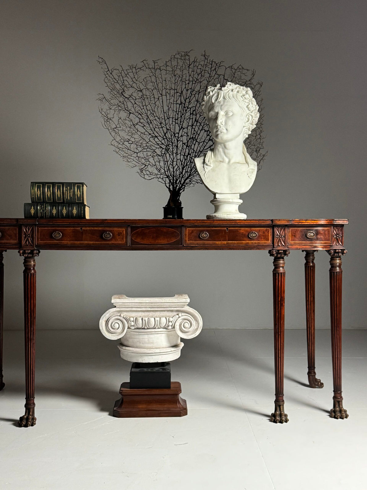 English Regency Style Mahogany Sideboard, Late 20th Century, photo 33