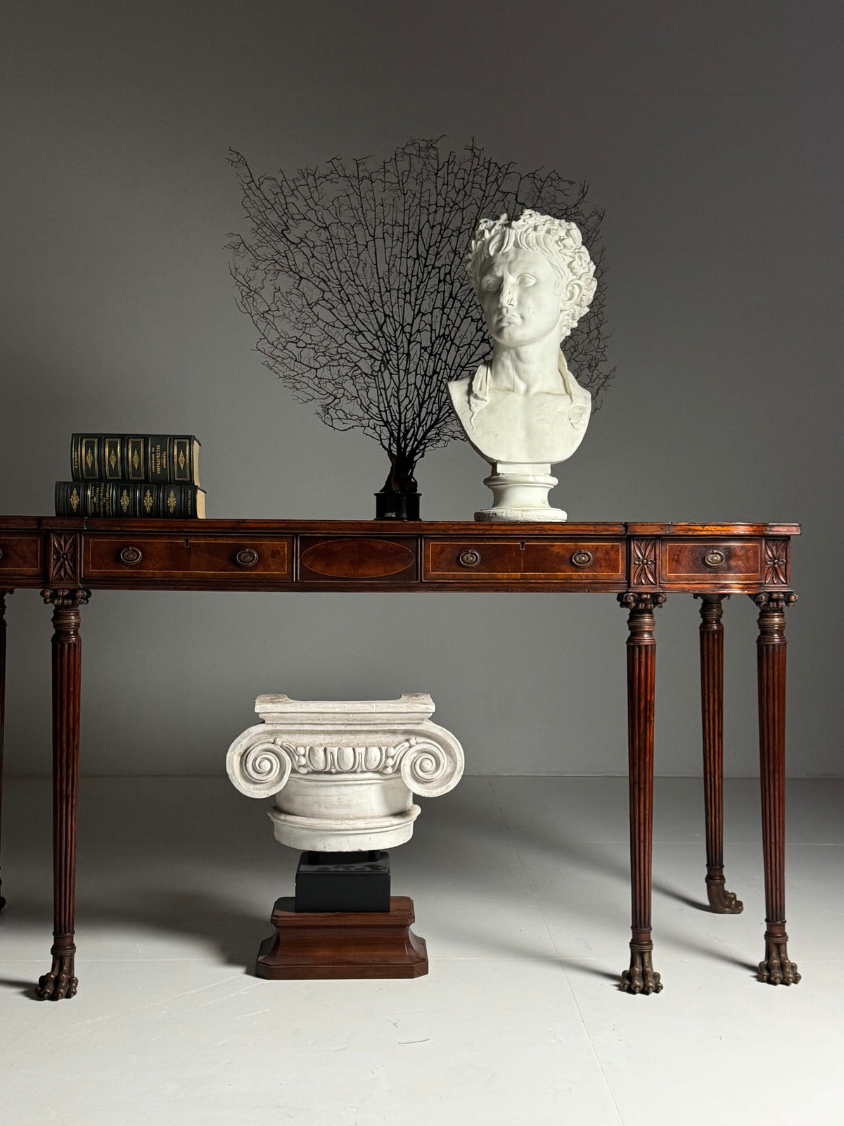 English Regency Style Mahogany Sideboard, Late 20th Century, photo 34
