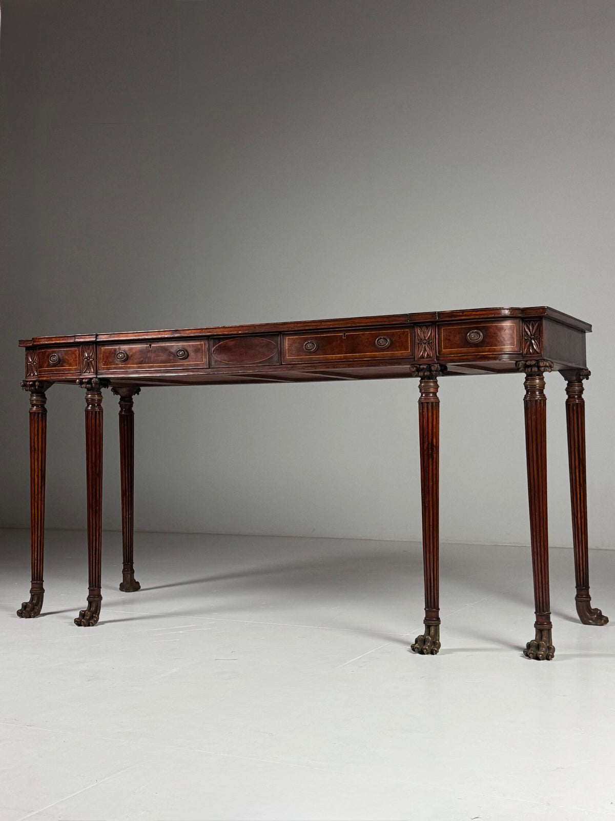 English Regency Style Mahogany Sideboard, Late 20th Century, photo 37