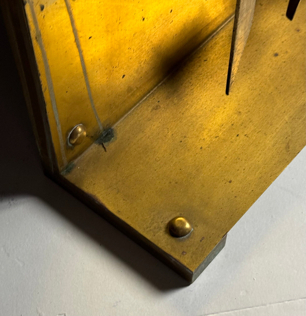 1960s Brass Fireplace Set, photo 9