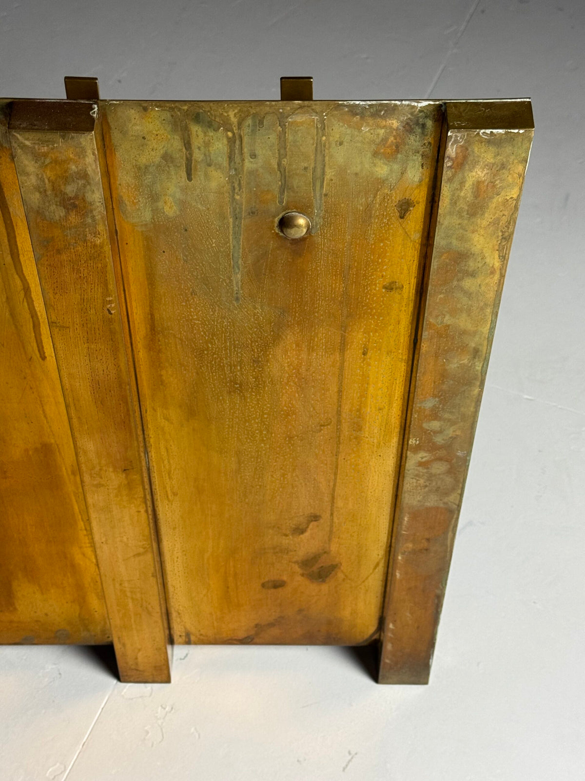 1960s Brass Fireplace Set, photo 16