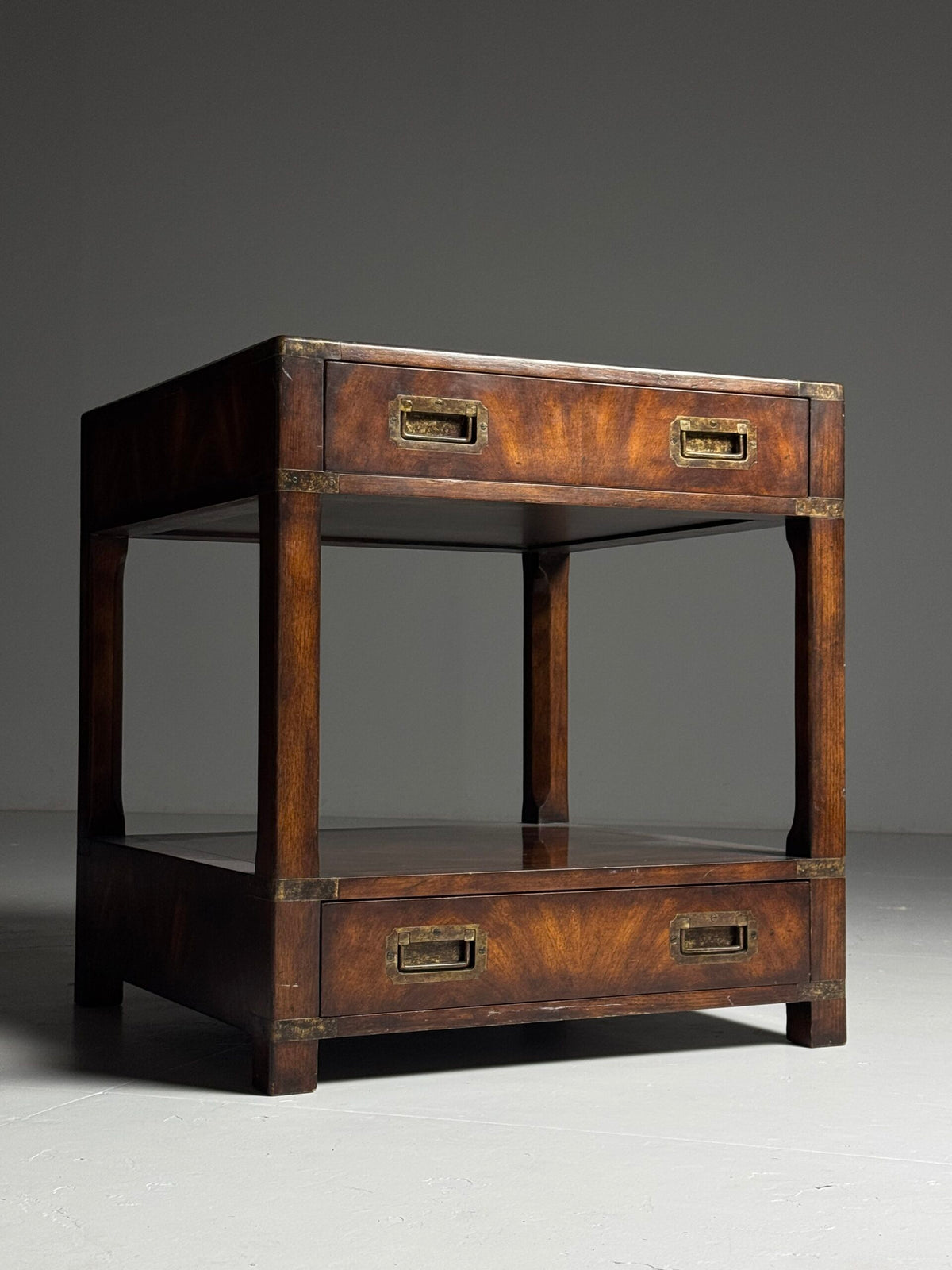 Mahogany Campaign Style Coffee Table, England, Late 20th Century, photo 10
