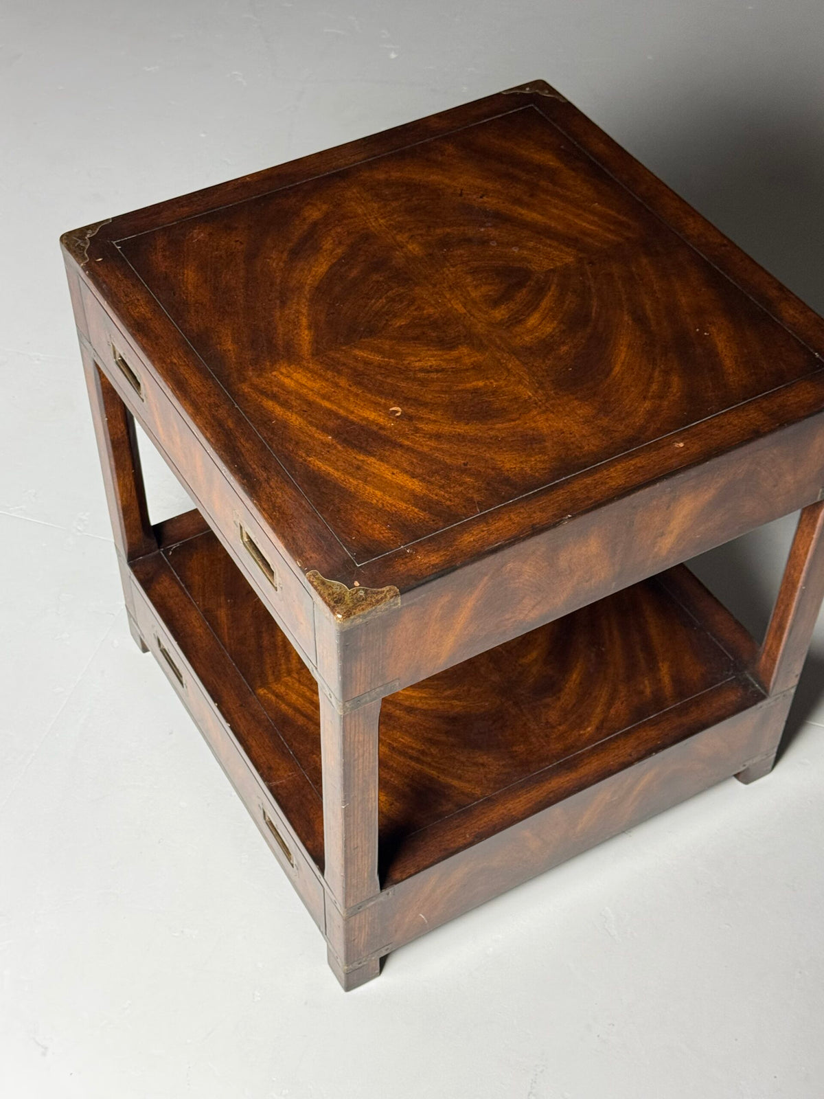 Mahogany Campaign Style Coffee Table, England, Late 20th Century, photo 3