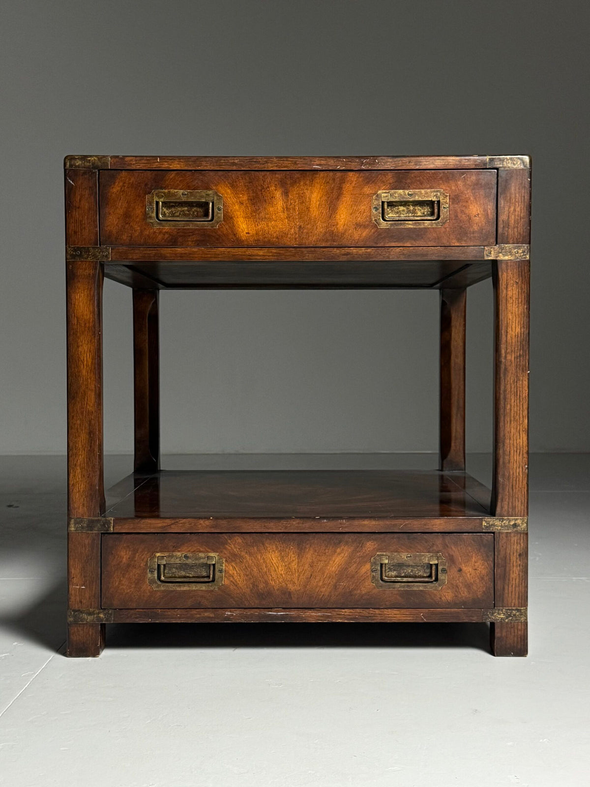 Mahogany Campaign Style Coffee Table, England, Late 20th Century, photo 4
