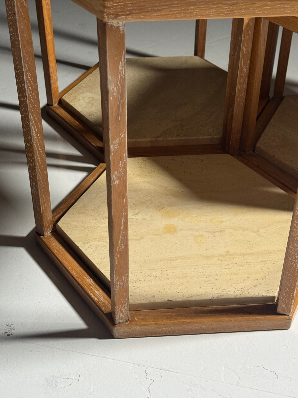 Set of Three Hexagonal Side Tables by Fournier Decoration Paris for Roche Bobois, photo 11