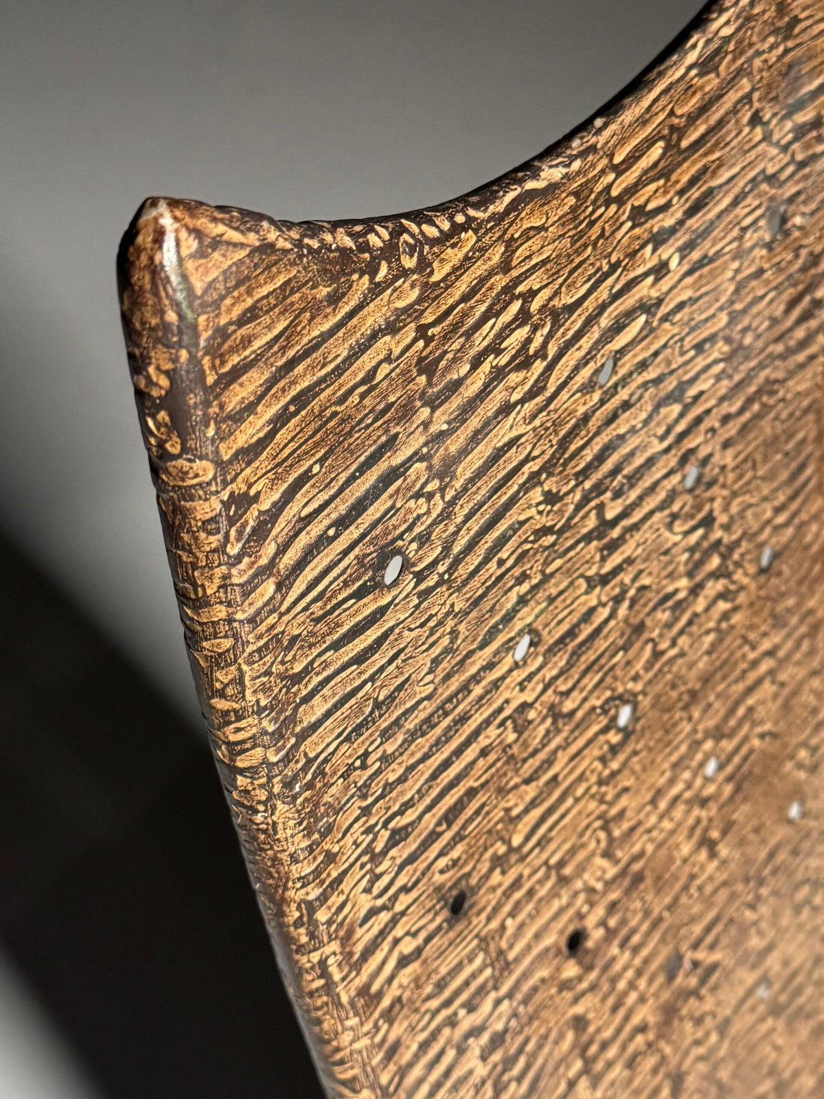 Postmodern Hammered Metal Chair, 1980 to 1990, photo 12
