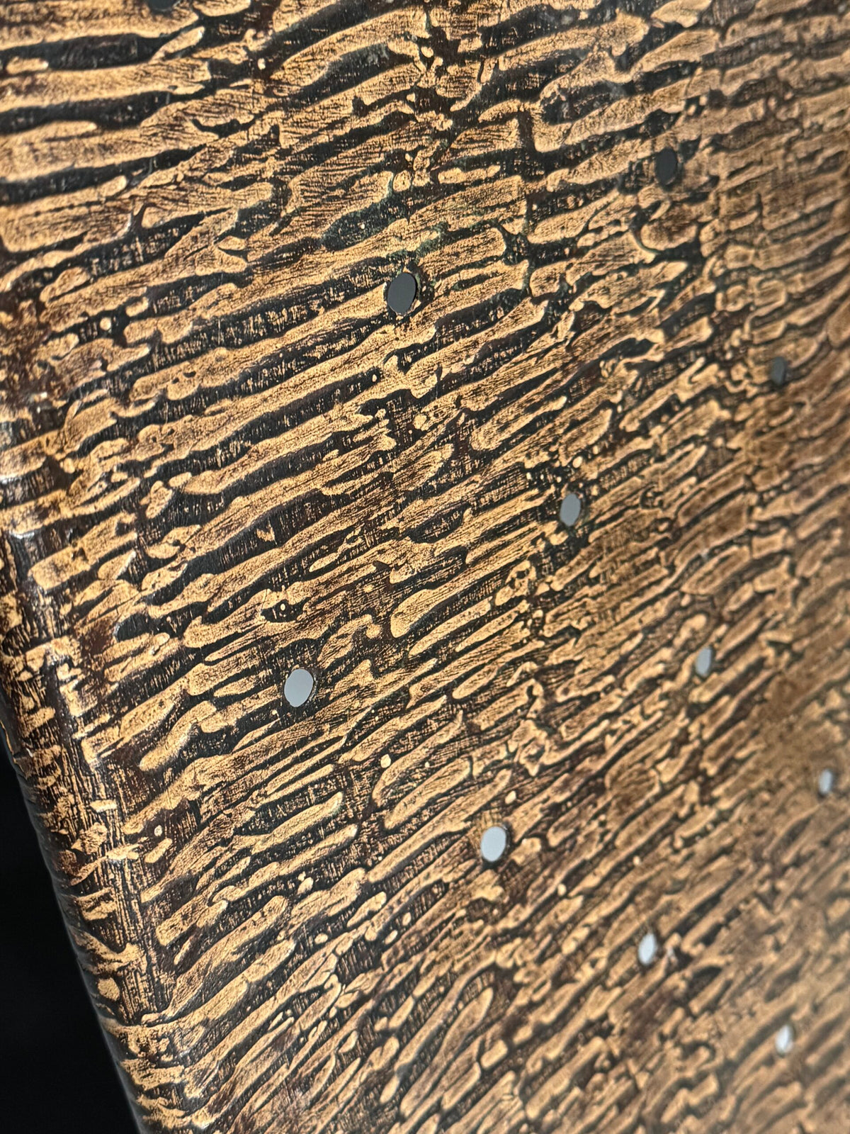 Postmodern Hammered Metal Chair, 1980 to 1990, photo 10