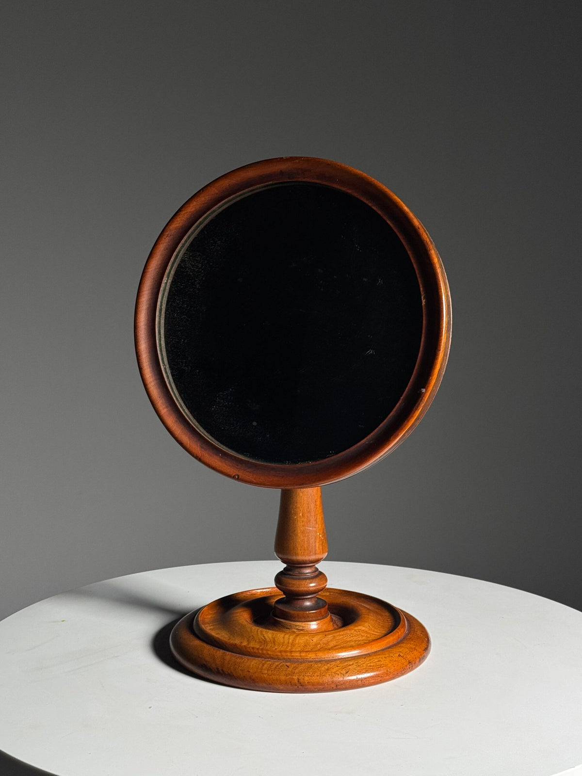 English Mahogany Make-up Mirror, Late 19th Century, photo 6
