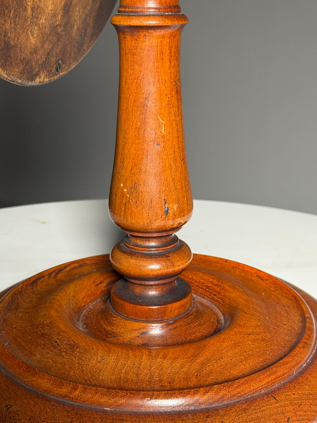 English Mahogany Make-up Mirror, Late 19th Century, photo 11