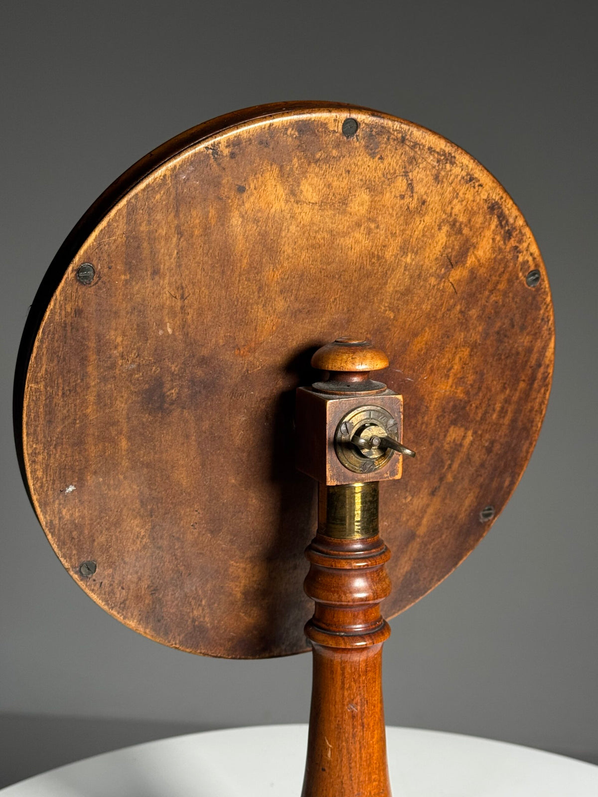English Mahogany Make-up Mirror, Late 19th Century, photo 9