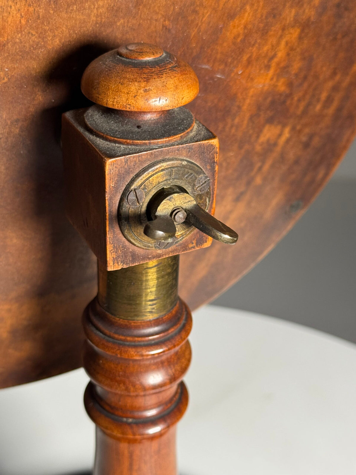 English Mahogany Make-up Mirror, Late 19th Century, photo 12