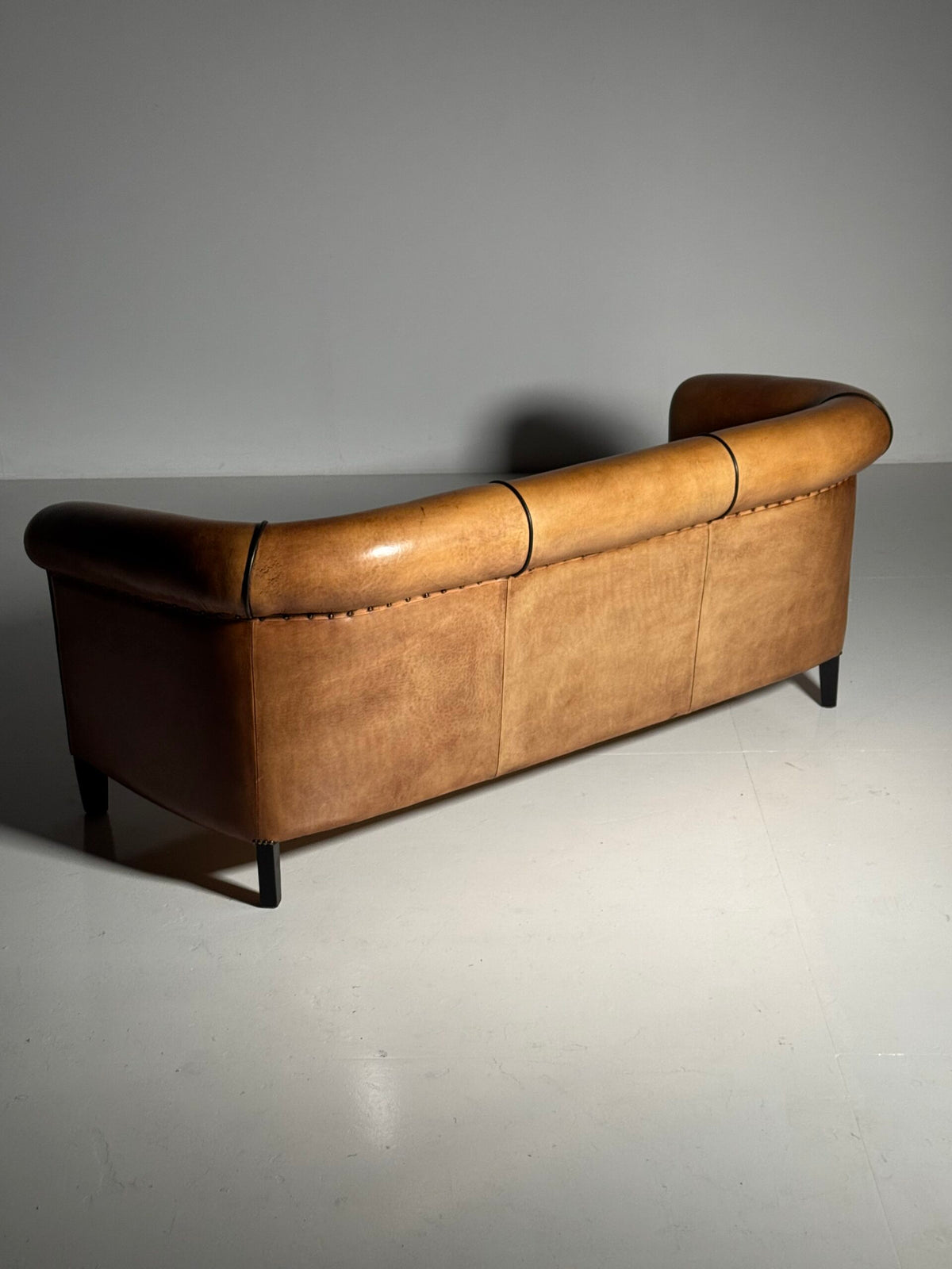 Spacious Three Seater Sheepskin Leather Sofa, photo 38