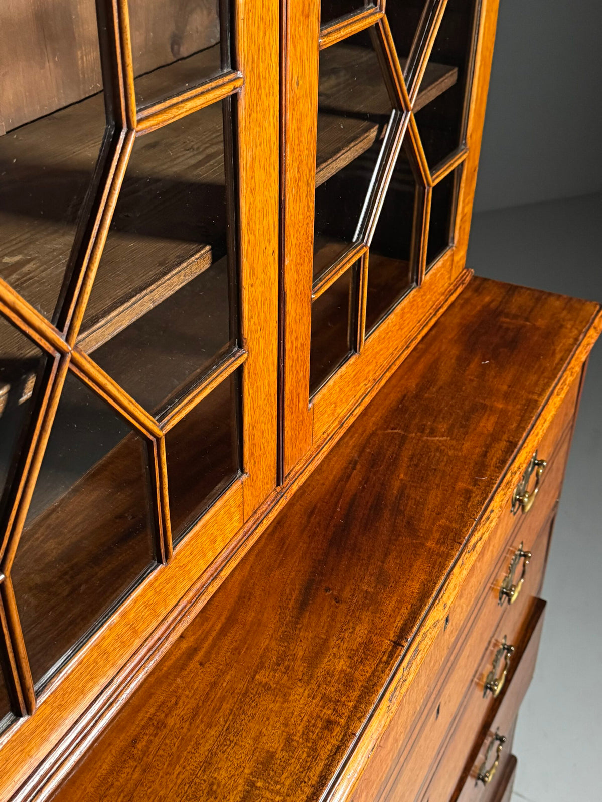 English Oak Bureau Bookcase, circa 1800, photo 31