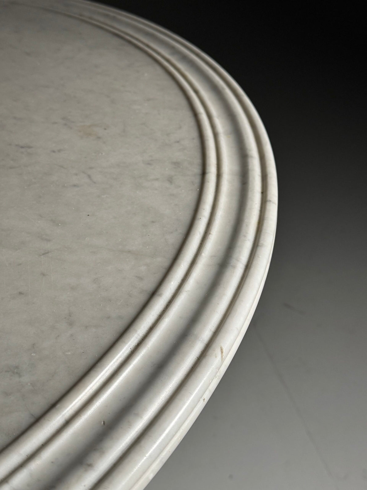 Mid 19th Century Center Table with Carrara Marble Top, photo 16