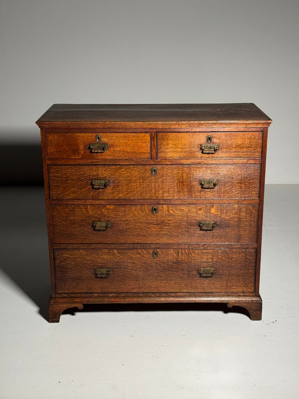 Large English Oak Chest of Drawers, Mid to Late 19th Century, photo 11