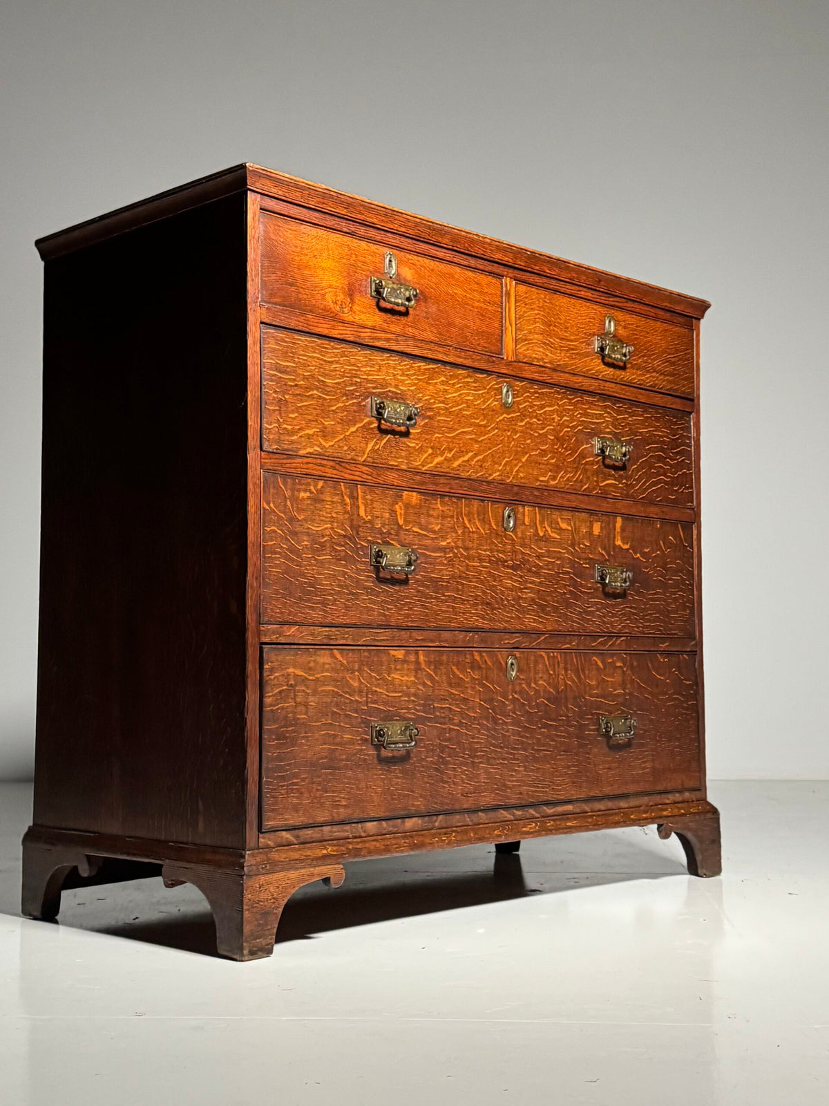 Large English Oak Chest of Drawers, Mid to Late 19th Century, photo 7